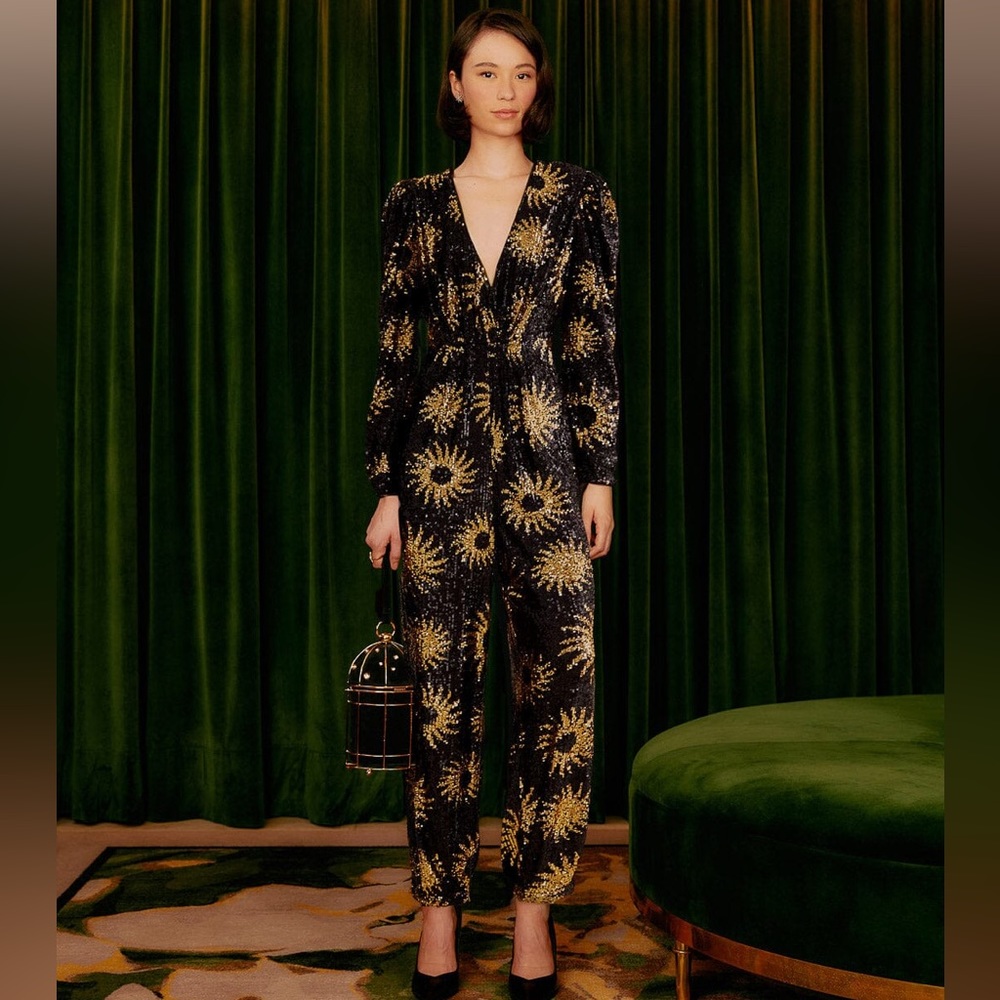 Farm Rio sequin jumpsuit
